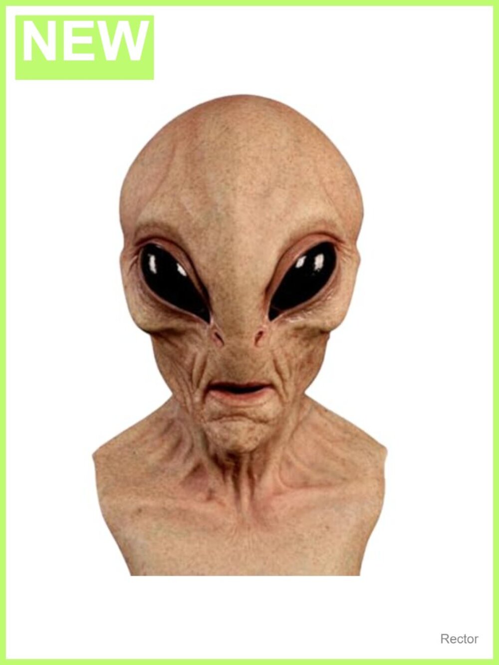 Latex Alien Full Head Mask Halloween Cosplay Costume